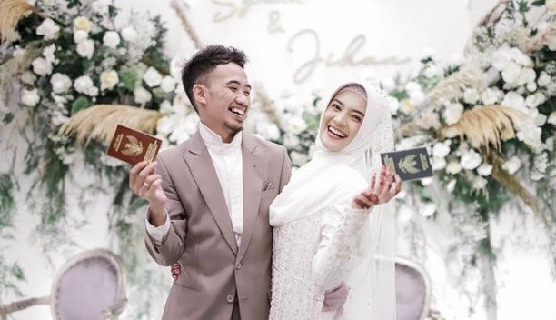 Baru Menikah, Begini 4 Potret Ustaz Syam dan Jihan Salsabila