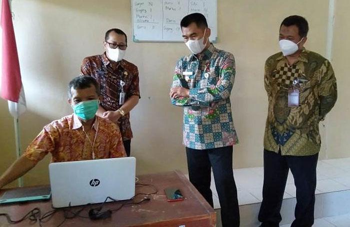 Cek Kesiapan Pembelajaran Tatap Muka, Bupati Gunungkidul Kunjungi Sekolah