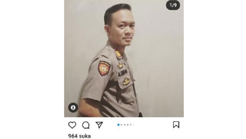 Polres Gowa Selidiki Akun Pria Berseragam Dinas Polri Diduga Perwira Gadungan