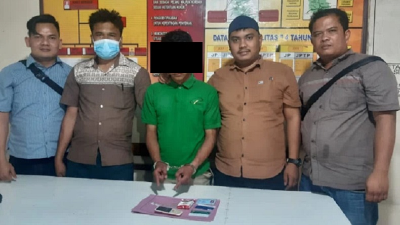 Ditangkap di Tigapanah, Pengedar Sabu asal Labura Batal Menikah