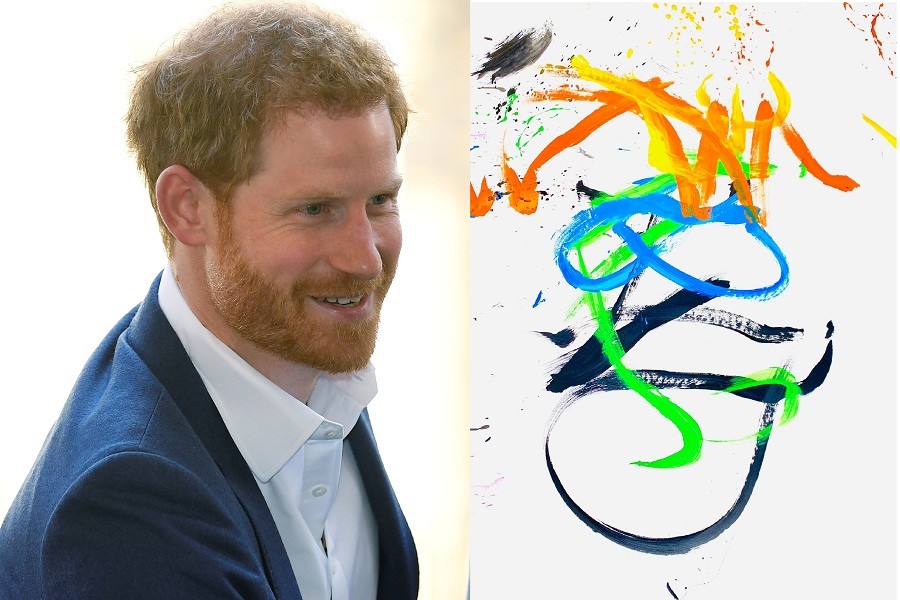 Dilukis Babi, Lukisan Wajah Pangeran Harry Ini Laku Rp46 Juta