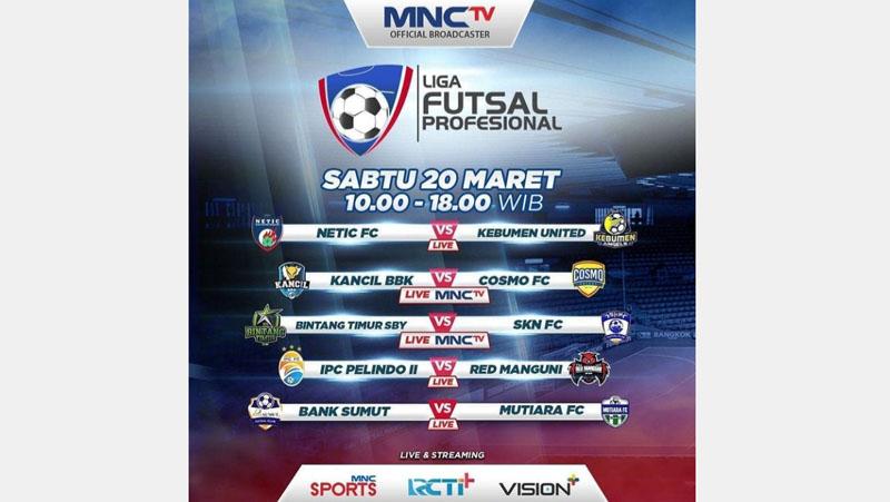 MNCTV Tayangkan Lanjutan Liga Futsal Profesional 2020 
