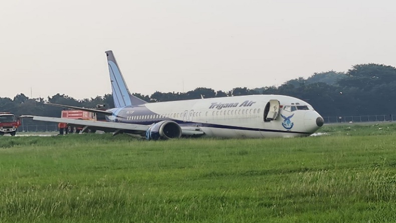 KNKT Dibantu NTSB Amerika Serikat Investigasi Trigana Air Tergelincir