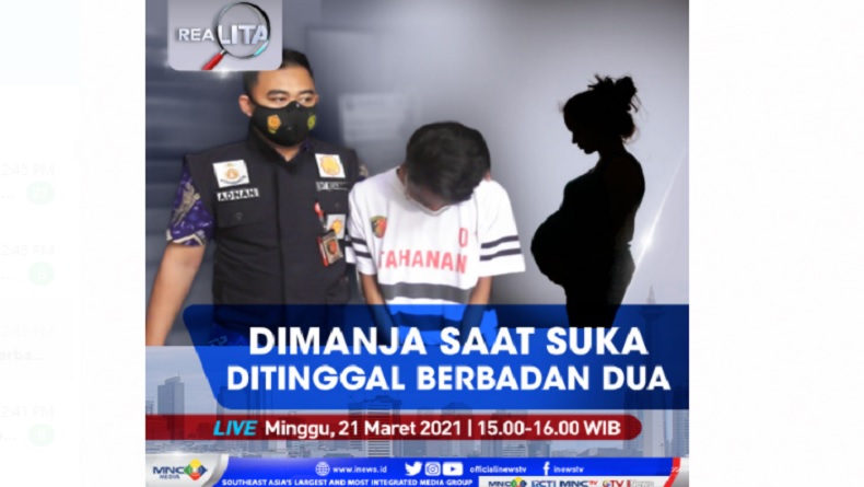 Dimanja saat Suka, Ditinggal ketika Berbadan Dua! Simak di Realita Minggu Pukul 15.00 WIB
