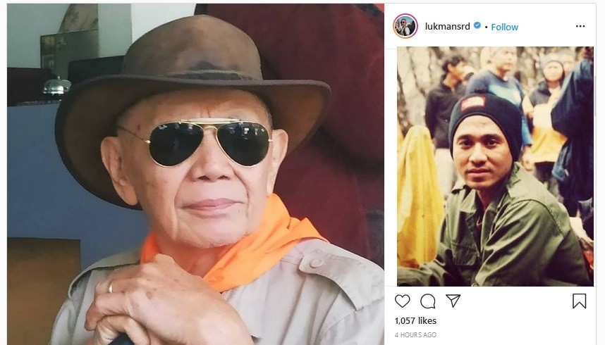 Herman Lantang Berpulang, Lukman Sardi Kenang Sosok Pencinta Alam Sejati