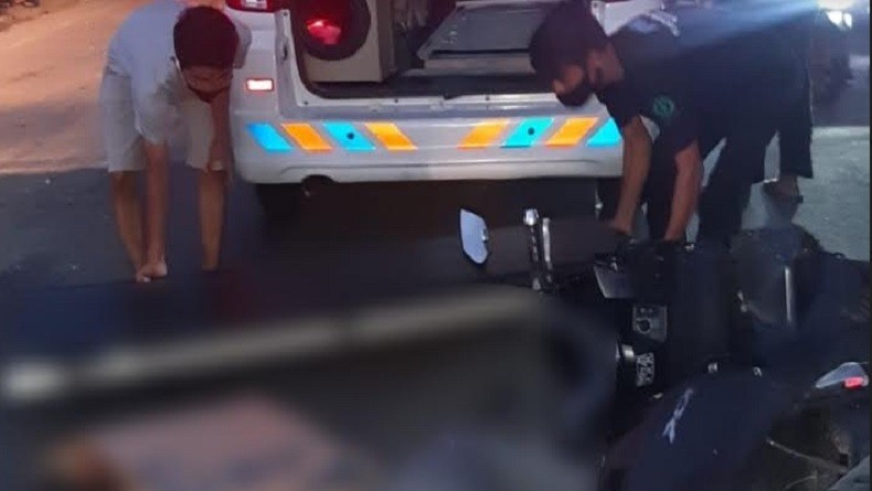Kecelakaan di Jalan Raya Cileungsi, Pengendara Motor Tewas