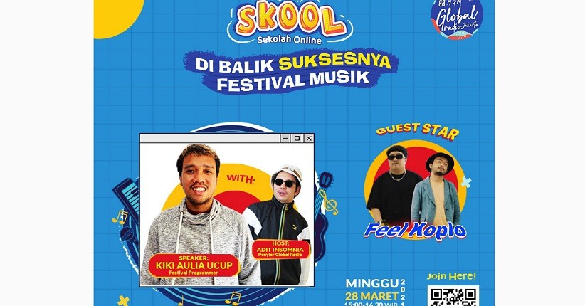 Intip Kunci Sukses Festival Musik Hanya di SKOOL Global Radio, Ini Link Registrasinya!