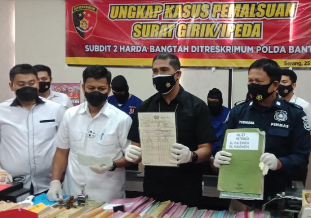 Polda Banten Tangkap 4 Mafia Tanah di Serang, Modus Palsukan Dokumen Girik