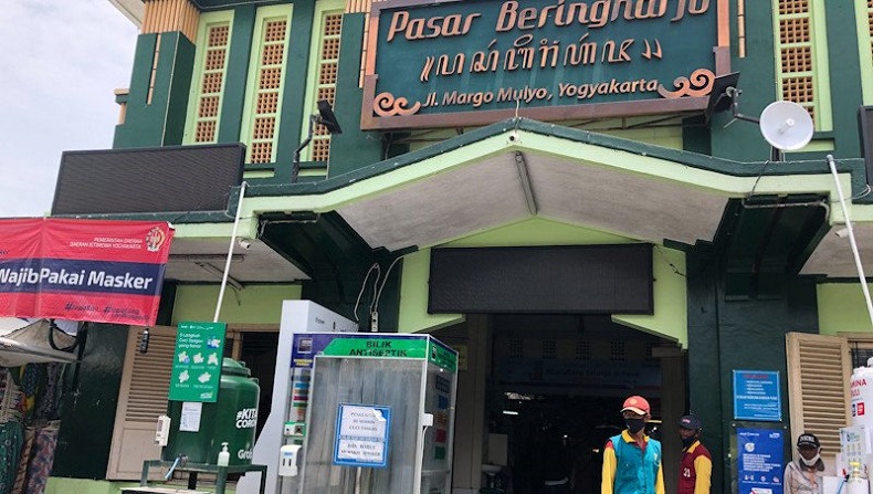 Pasar Beringharjo akan Dicat Warna Putih Tulang, Begini Penjelasannya