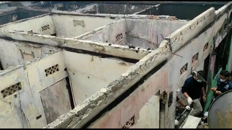 Ludes, Ini Penampakan 4 Rumah Petak yang Terbakar di Matraman Jakarta Timur