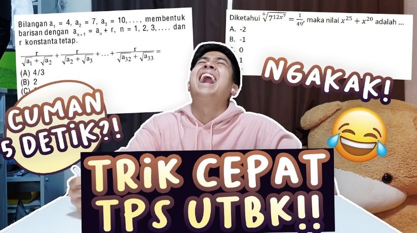 Mahasiswa Ini Kerjakan Soal UTBK untuk Refreshing, Selesai Hanya 10 Detik!