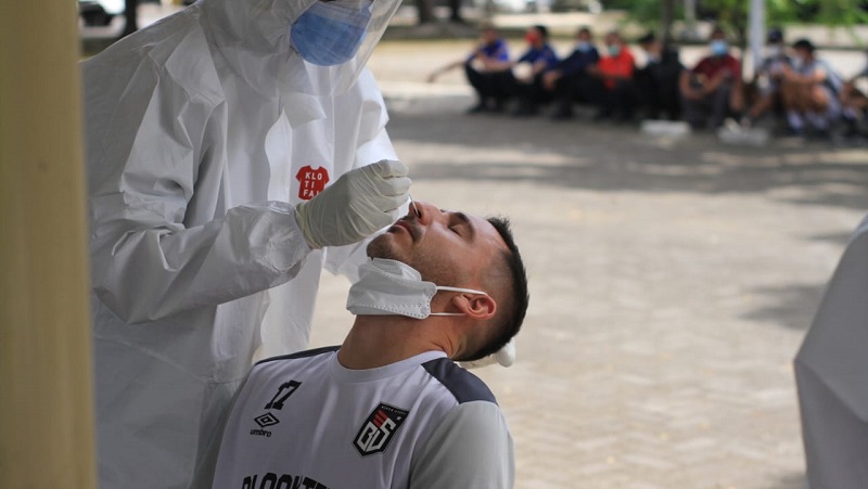 Jelang Final Four Liga Futsal Profesional 2020, Kontestan Jalani Protokol Kesehatan dan Jajal Lapangan