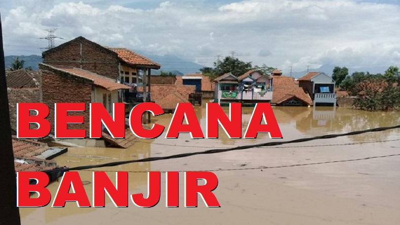 Hujan Deras Semalaman, Sungai Citarum Meluap, Banjir Rendam 5 Kecamatan