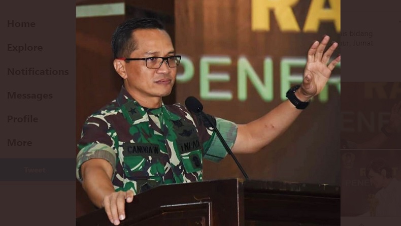 Mutasi Pati TNI, Brigjen Candra Wijaya Jabat Gubernur Akmil