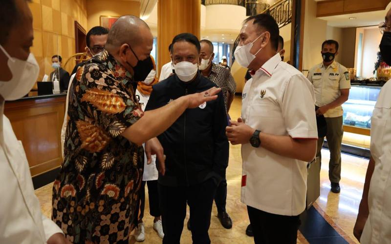 Difasilitasi La Nyalla, Aremania Mengadu ke Ketum PSSI dan Menpora