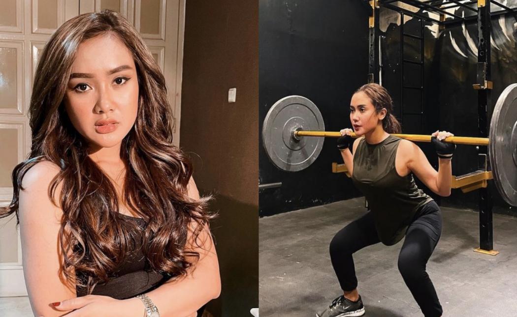 Intip 4 Gaya Cita Citata saat Olahraga: Lebih Kuat Nahan Barbel daripada Rindu Kamu