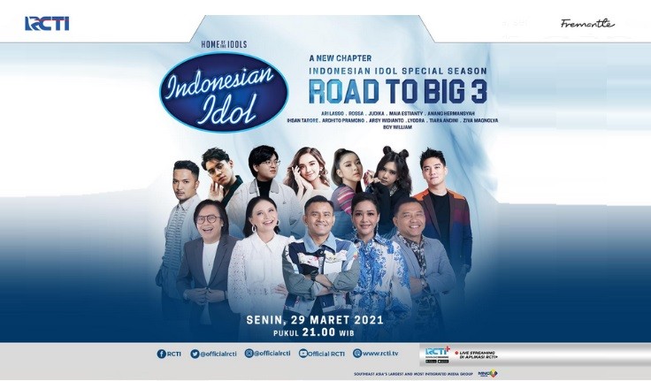 Saksikan Malam Nanti Akan Ada Selebrasi Dukungan bagi Top 3 Indonesian Idol