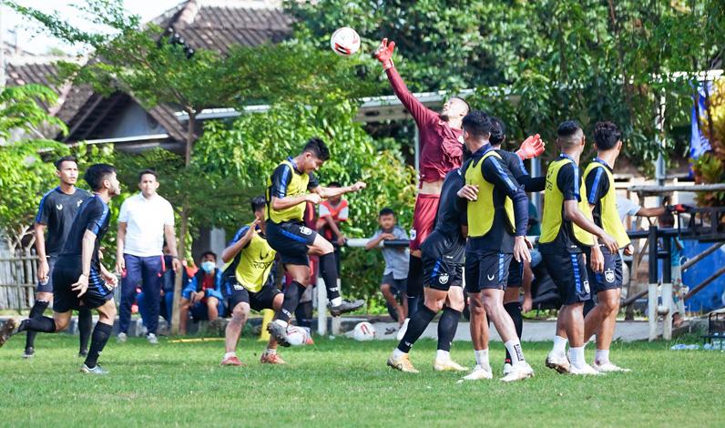 Intip Latihan Terakhir Tim PSIS Jelang Hadapi Arema FC Besok