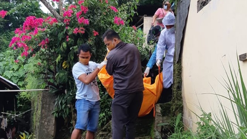 Penemuan Mayat di Wanea Gemparkan Warga,  Anak Terkejut Ibunya Meninggal 