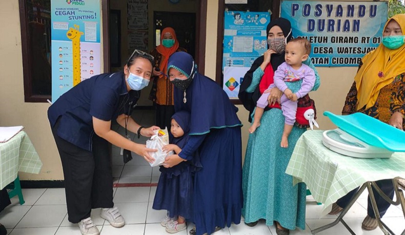 Fokus Tumbuh Kembang Anak, MNC Peduli Kembali Sambangi Desa Wates Jaya