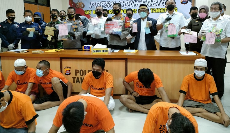  Pesta Sabu, Kepala Desa di Tangerang Ditangkap Polisi