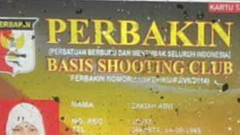 KTA Basis Shooting Club Seperti Milik Terduga Teroris Dijual Online Rp320.000