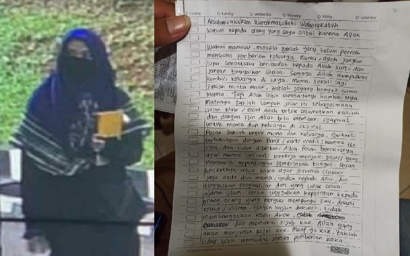 Analisis Tulisan Tangan ZA Penyerang Mabes Polri: Sensitif, Berani Menentang