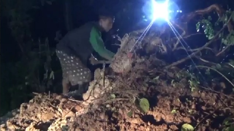 Tebing 7 Meter di Madiun Longsor, Jalur 2 Arah di Raya Kare Putus 