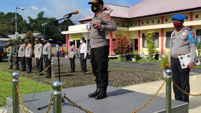 Polres Tomohon Amankan Rangkaian Ibadah Paskah