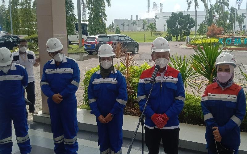 Kobaran Api dari Tangki T301F di Kilang Balongan Dipastikan Telah Padam