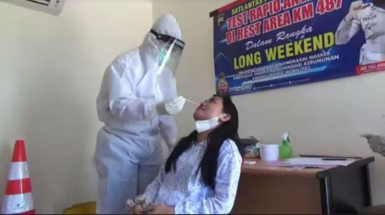 Polres Boyolali Gelar Swab Antigen di Rest Area Jalan Tol, Hasilnya Bagaimana?   