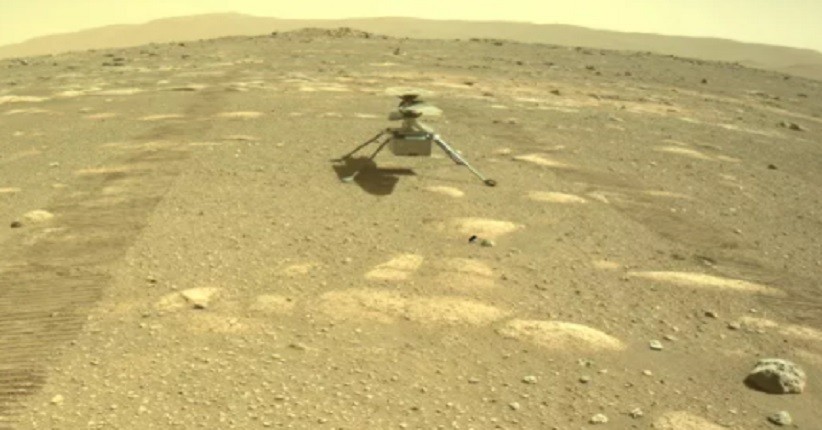 Helikopter Ingenuity Resmi Ditempatkan di Permukaan Mars