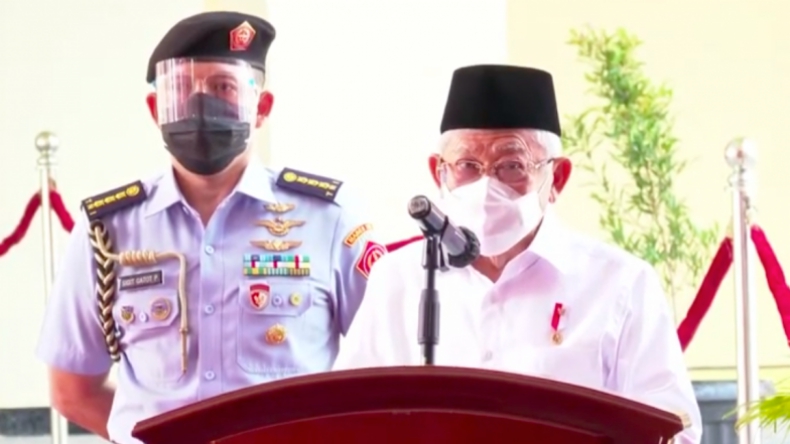 Antisipasi Varian Baru, Wapres KH Ma'ruf Amin Ingatkan Jangan Kecolongan seperti Varian Delta