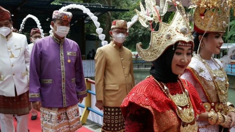 Sambut Ramadan, Pemprov Lampung Gelar Upacara Adat Blangikhan