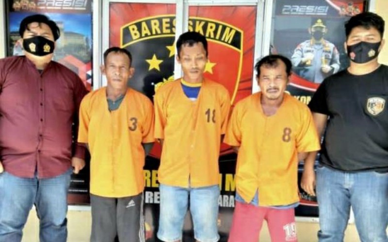 Polisi Tangkap 3 Pembakar Lahan di Muratara Sumsel