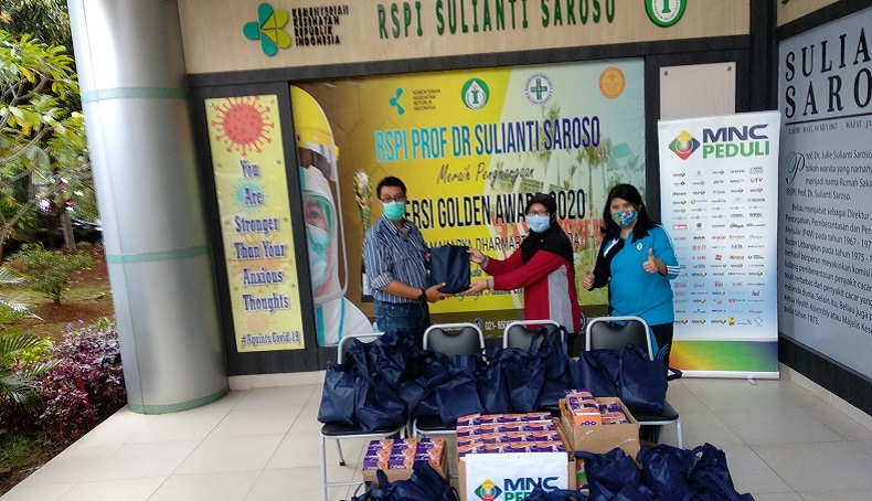 MNC Peduli Salurkan Bantuan untuk RSPI Sulianti Saroso