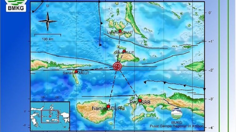  Maluku Utara Diguncang Gempa M3,1, Kedalaman 10 Kilometer