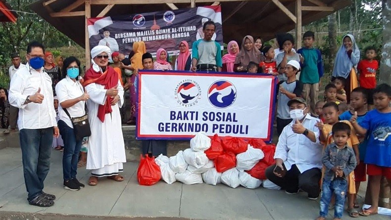 Sambut Ramadan, Gerkindo Bagikan Sembako untuk Warga Kabupaten Bogor