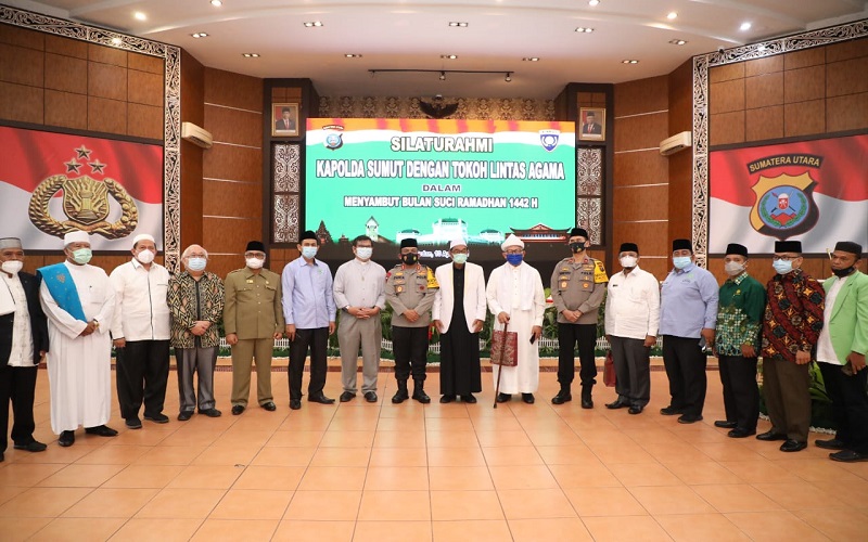 Sambut Ramadan, Kapolda Sumut Jalin Silaturahmi dengan Tokoh Lintas Agama 