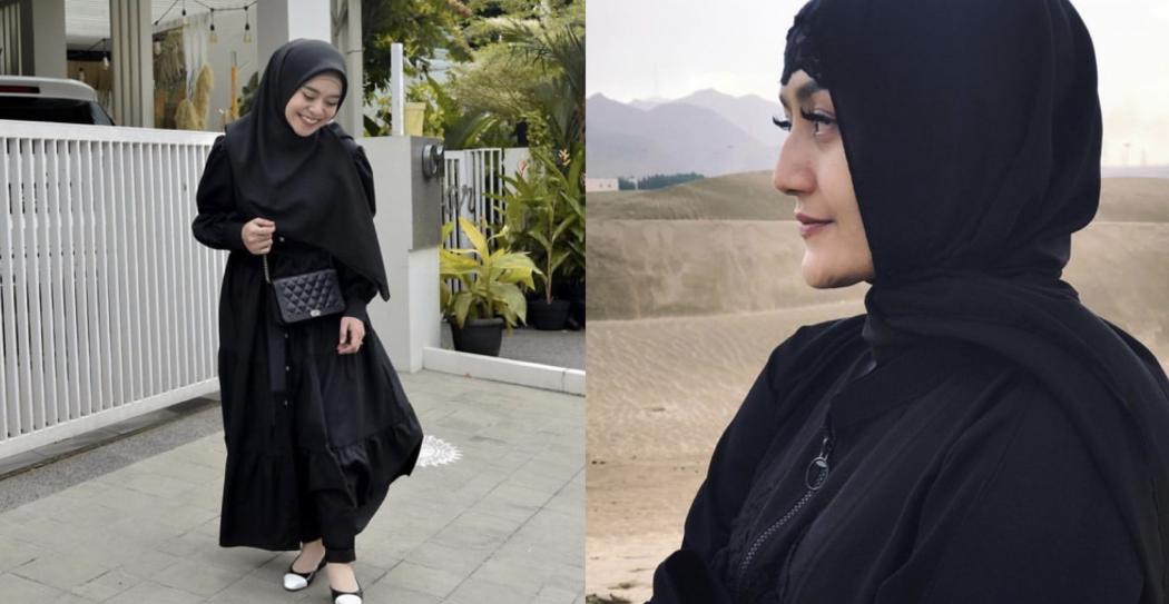 Potret Lesty Kejora VS Siti Badriah saat Kenakan Hijab Hitam