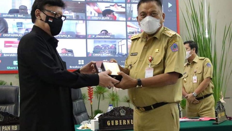 Menpan RB Kunjungi Sulut, Gubernur Olly Lobi Penambahan Nakes dan Guru