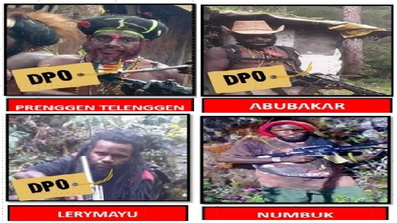 Brutal, KKB Bakar Satu Heli dan Kontak Tembak dengan TNI-Polri di Ilaga Papua