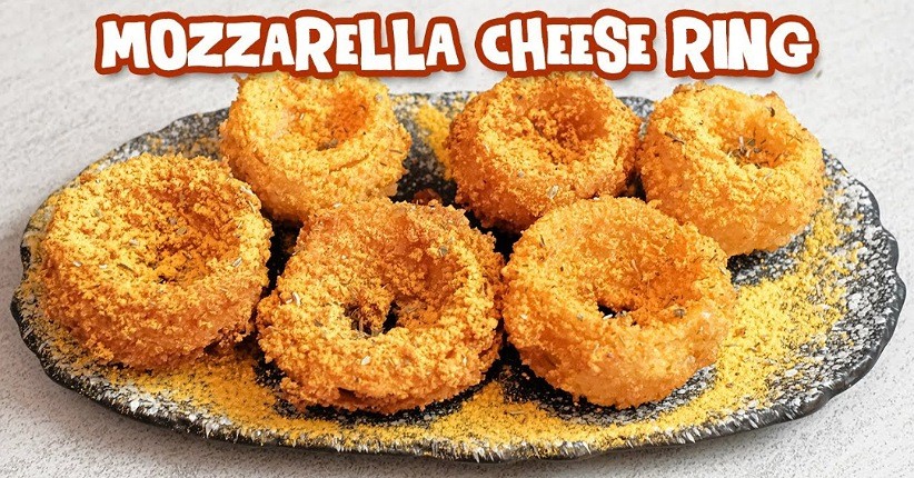 Ide Bikin Camilan Ringan Mozzarella Cheese Ring, Bisa untuk Jualan