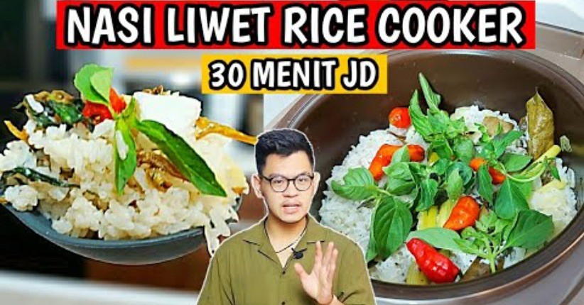 Menu Sahur Enaknya Bikin Resep Nasi liwet Rice Cooker ala Chef Jerry Andrean