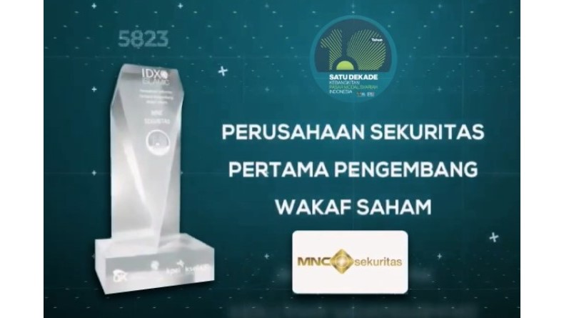 Perusahaan Sekuritas Pertama Pengembang Wakaf Saham, MNC Sekuritas Raih Penghargaan BEI!