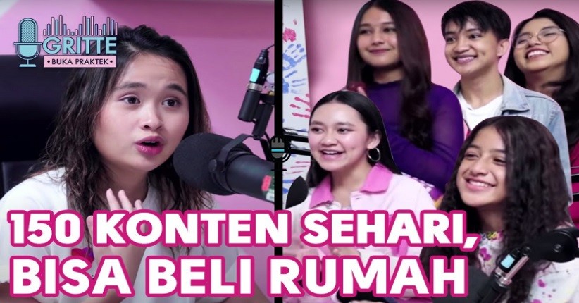 Gritte Agatha Kaget Konten Kreator 14 Tahun Bisa Beli Mobil Sendiri