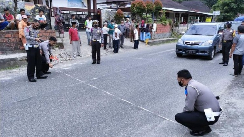 Siswa SD Tewas Ditabrak Bus Gumarang Jaya di Tanah Datar Bertambah Jadi 4 Orang