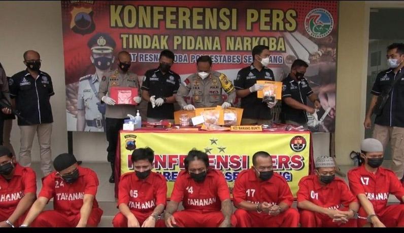 Operasi 20 Hari, Polrestabes Semarang Amankan 38 Tersangka Kasus Narkoba