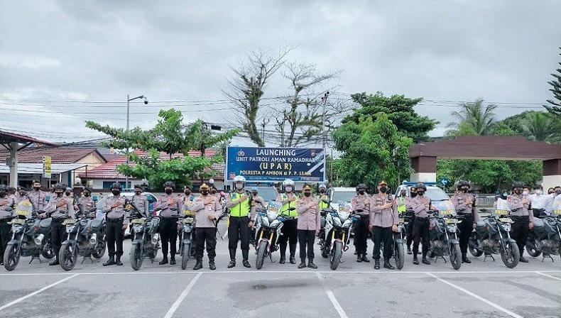 Polresta Ambon Bentuk Unit Patroli selama Ramadan, Ini Sasarannya
