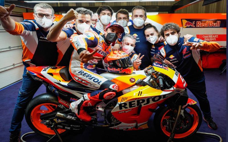 Marc Marquez Langsung Ganas di Latihan Bebas MotoGP Portugal, Morbidelli: Benar-Benar Gila